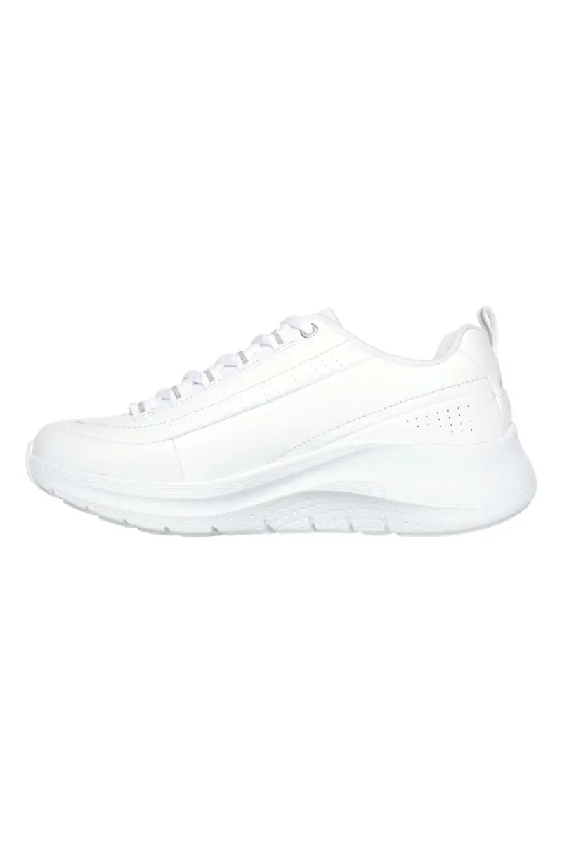Scarpe bianche in pelle con supporto plantare Arch Fit Skechers ARCH FIT 2 0 STAR BOUND [BIANCO miniatura 4