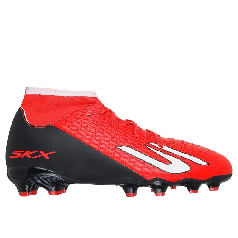 Scarpe calcio per bambini Skechers SKX 2 High MG Rouge