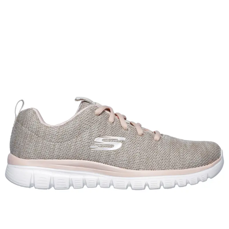Scarpe cross-training da donna Skechers Graceful-Twisted Beige