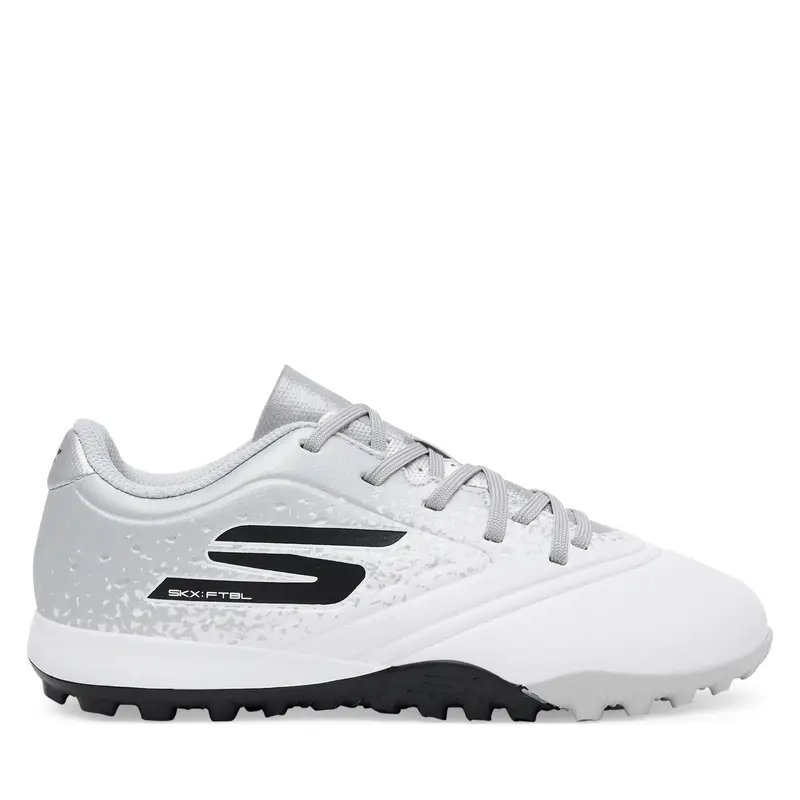 Scarpe da calcio Skechers Razor 1.5 Jr Youth Tf 252061L/WSL Bianco