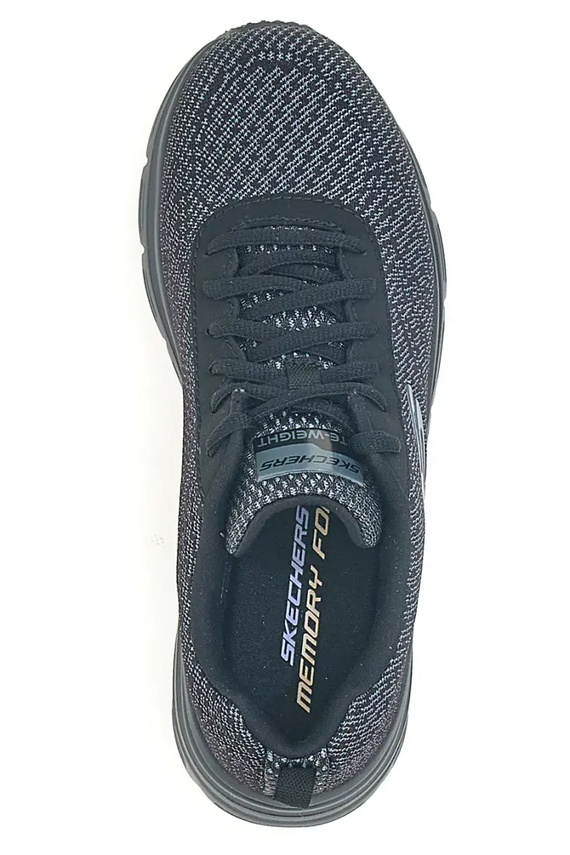 Scarpe grigie in mesh con Memory Foam Skechers Fashion Fit Bold Boundaries [NERO] miniatura 3