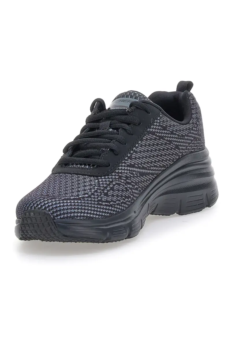 Scarpe grigie in mesh con Memory Foam Skechers Fashion Fit Bold Boundaries [NERO] miniatura 4