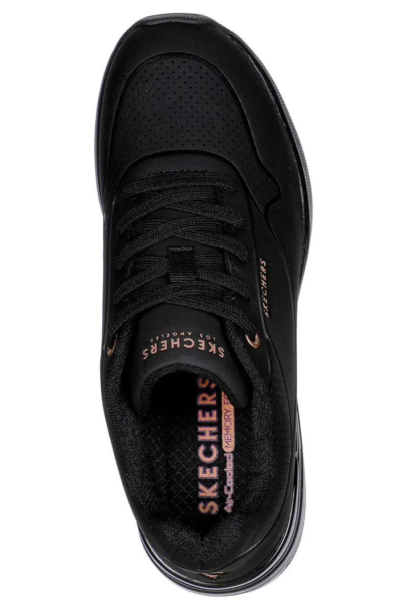 Scarpe nere con zeppa e suola Air Skechers Million Air Elevated Air [NERO] miniatura 5