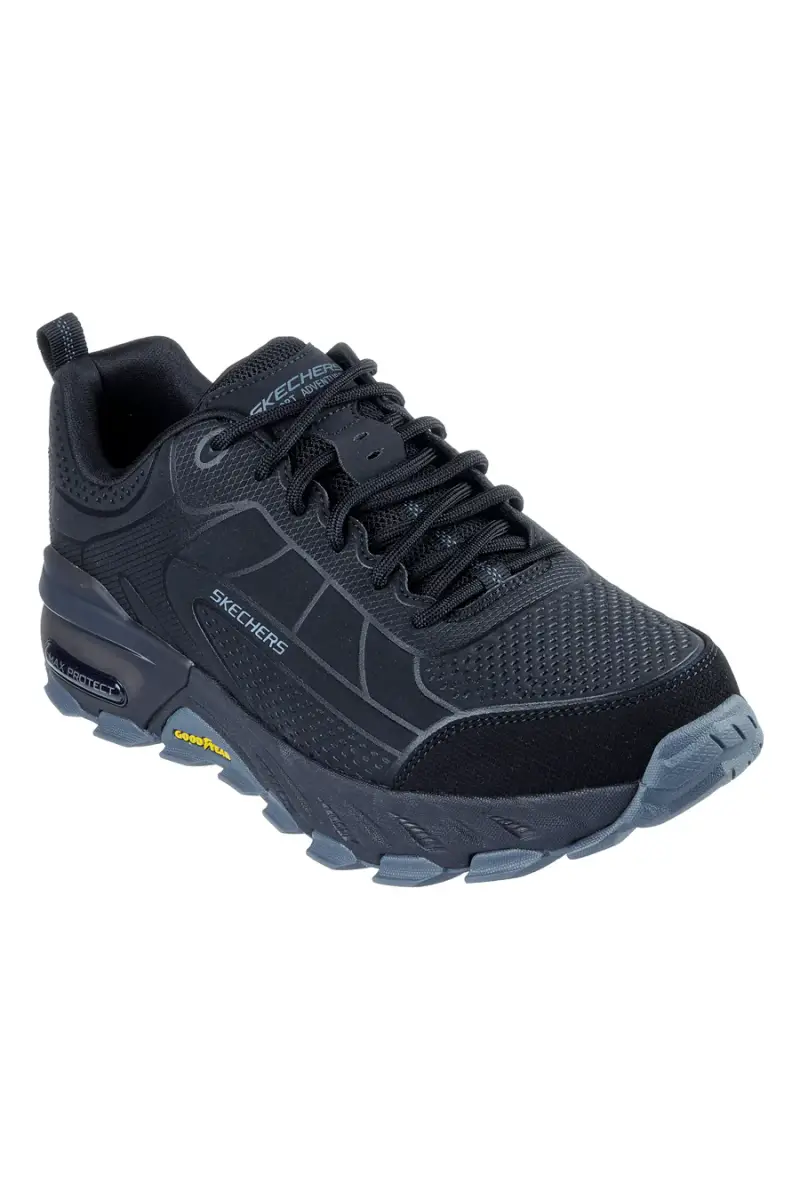 Scarpe nere da trekking con suola Goodyear Skechers Max Protect Ironguard [NERO miniatura 2