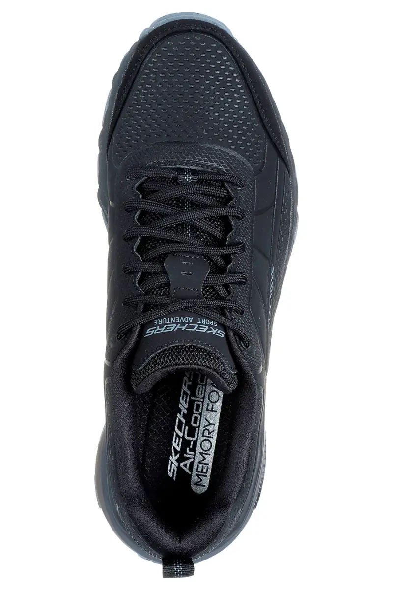 Scarpe nere da trekking con suola Goodyear Skechers Max Protect Ironguard [NERO miniatura 3