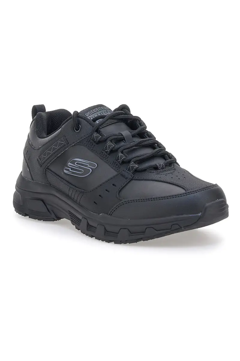 Scarpe nere outdoor in pelle con Memory Foam Skechers Oak Canyon Redwick [NERO] miniatura 2