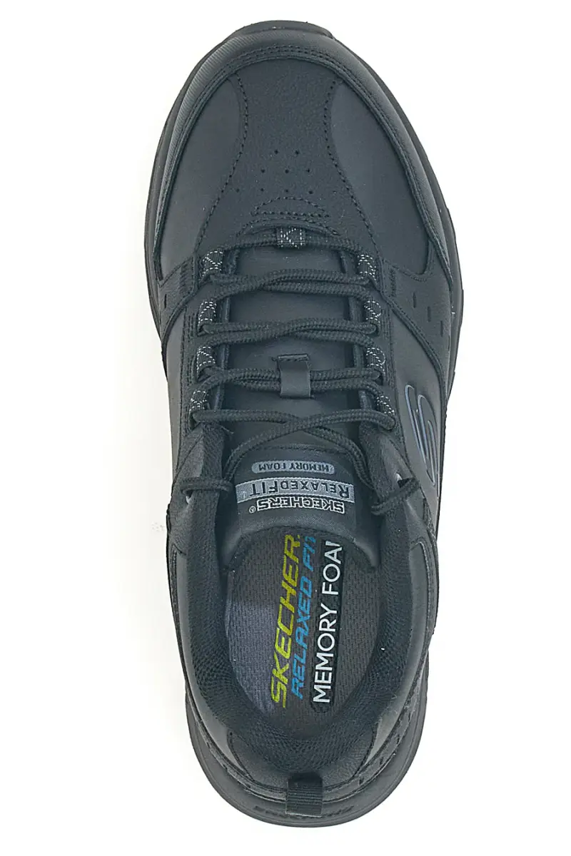 Scarpe nere outdoor in pelle con Memory Foam Skechers Oak Canyon Redwick [NERO] miniatura 3