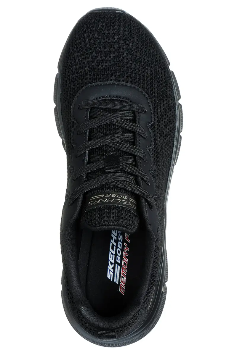 Scarpe nere vegan con Memory Foam Skechers BOBS B FLEX VISIONARY ESSENCE [B] miniatura 5