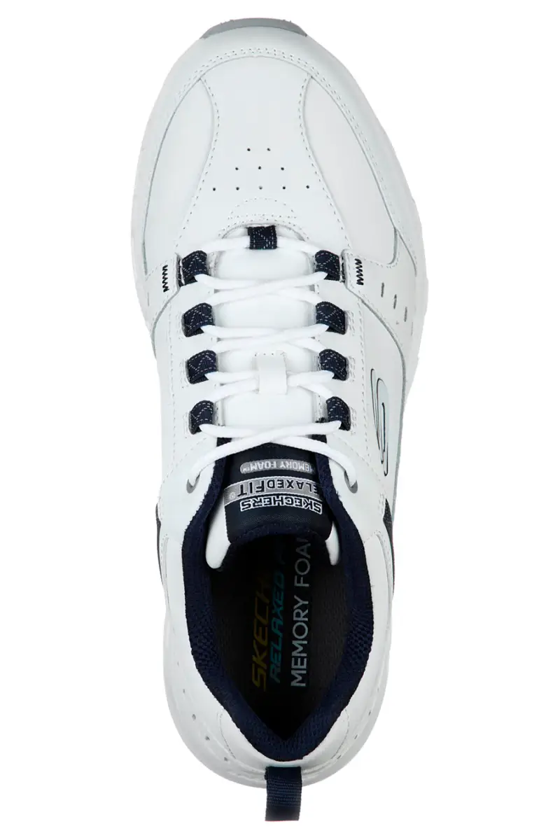 Scarpe outdoor bianco blu Memory Foam Skechers Oak Canyon Redwick [BIANCO miniatura 3
