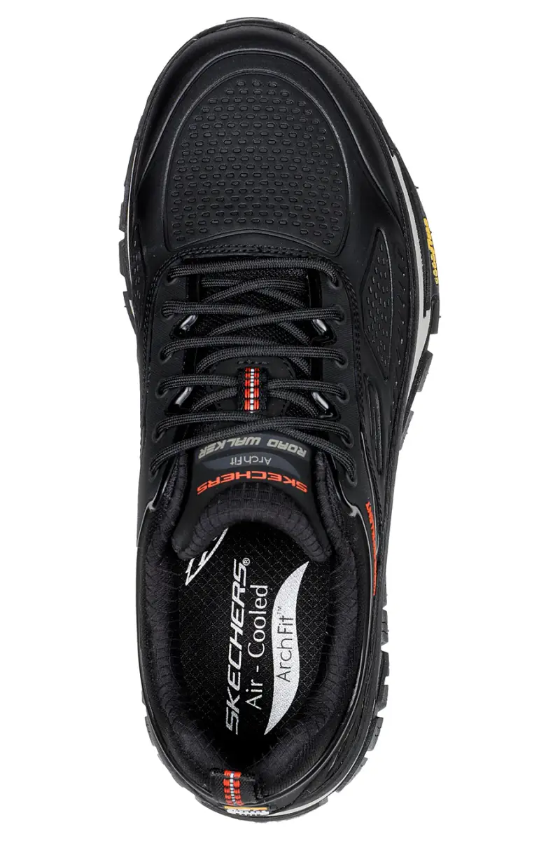 Scarpe outdoor nere water-repellent Skechers Arch Fit Road Walker-Recon [NERO] miniatura 5