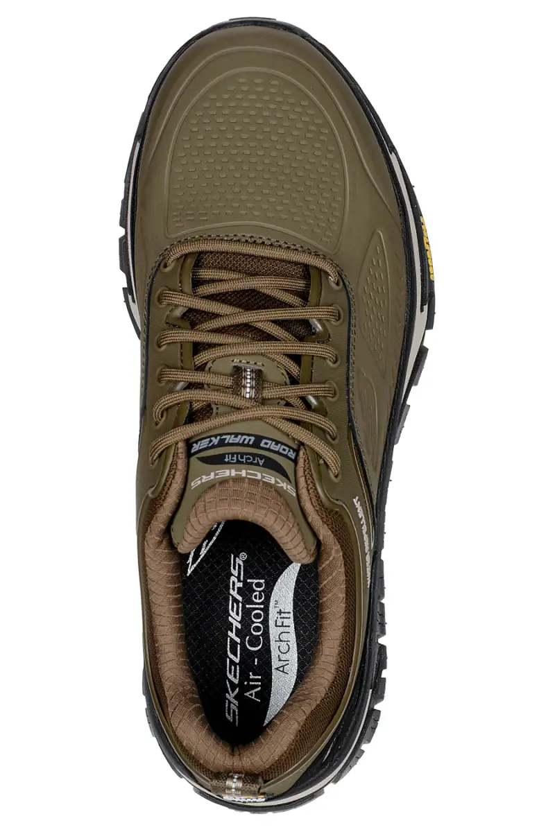 Scarpe outdoor verde oliva water-repellent Skechers Arch Fit Road Walker-Recon [VERDE miniatura 5