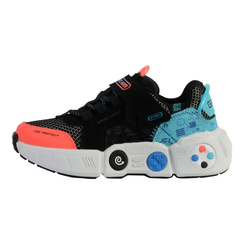 Scarpe per bambini Skechers Game Kicks Gametronix | Skechers Nero