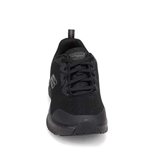 Skechers Scarpe Professionali Arch Fit da Donna, Nero, 38.5 EU, Nero, 38.5 EU miniatura 3