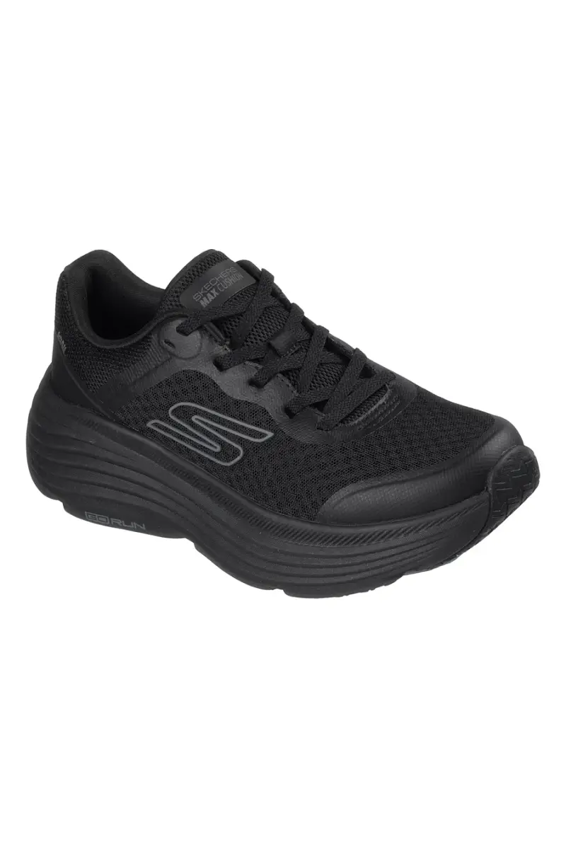 Scarpe running nere vegan Skechers Max Cushioning Endeavour [NERO] miniatura 2