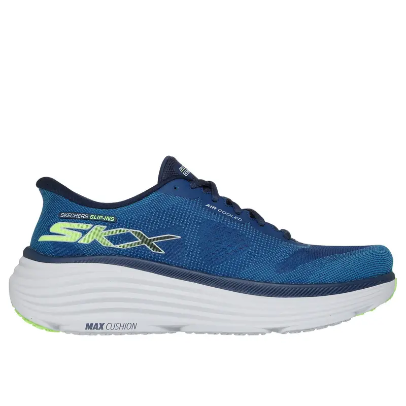 Scarpe running Skechers Max Cushioning Endeavour Bleu