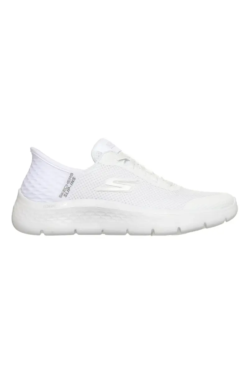 Scarpe slip ins bianco in mesh Skechers Go walk flex grand entry [BIANCO]
