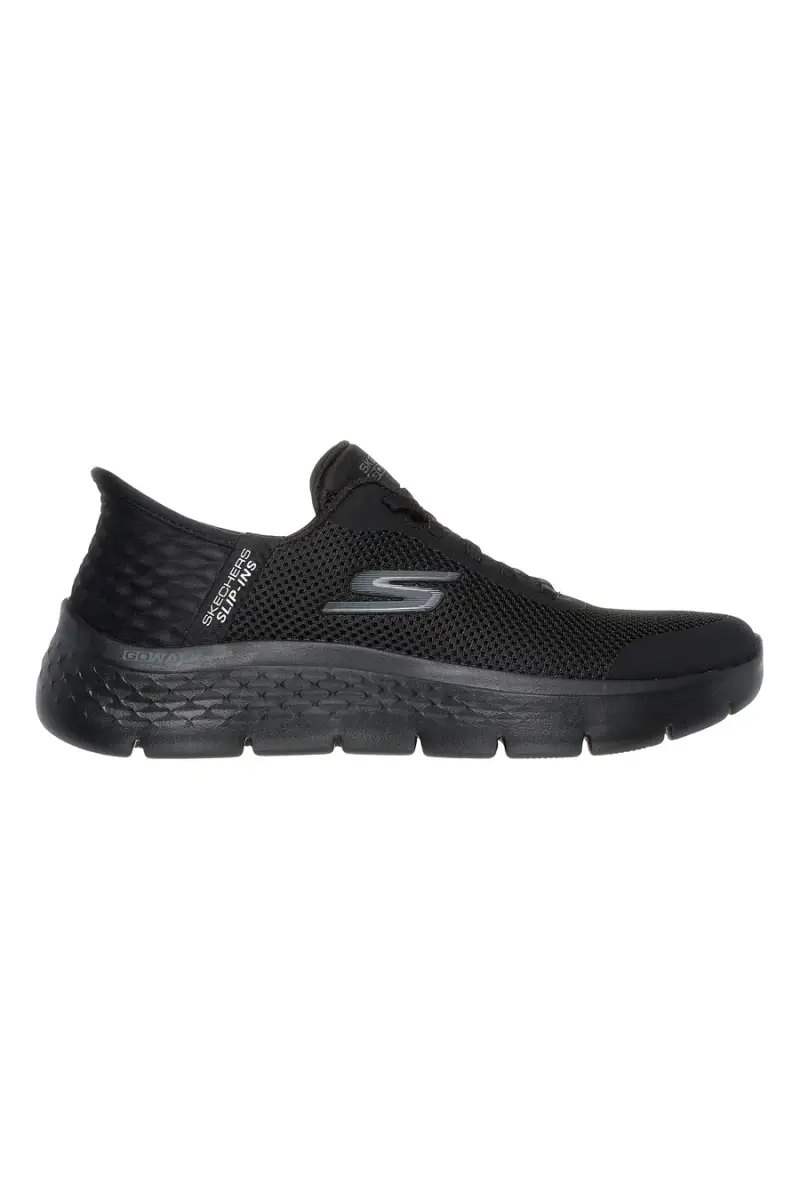 Scarpe slip ins nero in mesh Skechers Go walk flex grand entry [NERO]