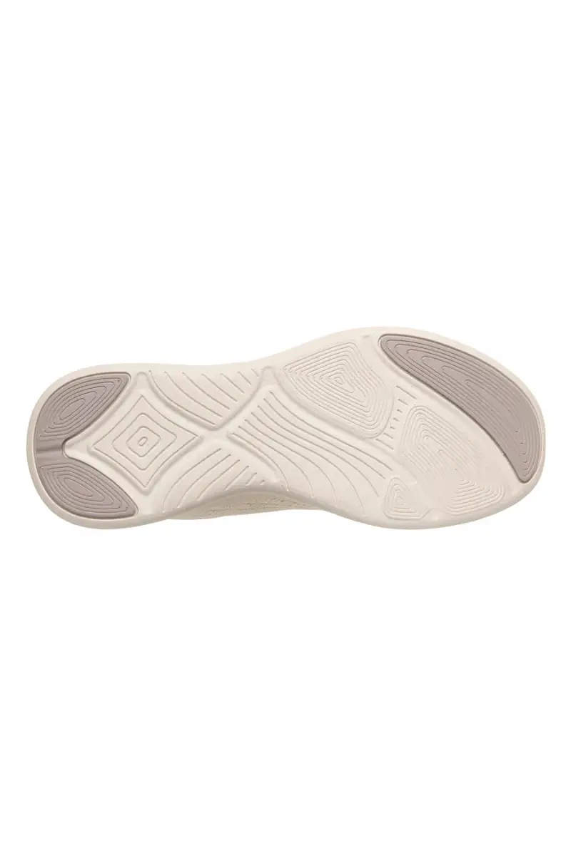 Scarpe sportive bianco con memory foam Skechers Bobs Moda Flex Mellow Dawn [BIANCO] miniatura 5