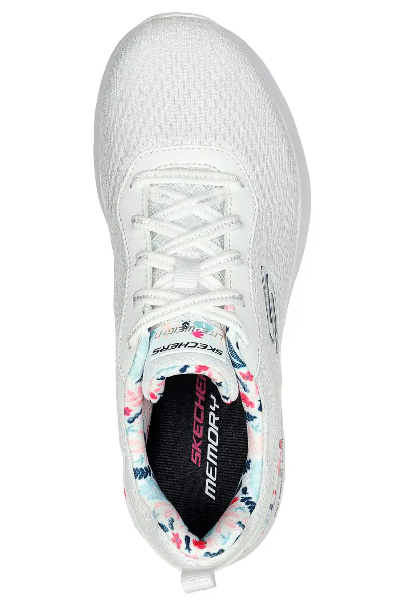 Scarpe sportive bianco con memory foam Skechers Skech-Air Dynamight Laid Out [WMLT] miniatura 5