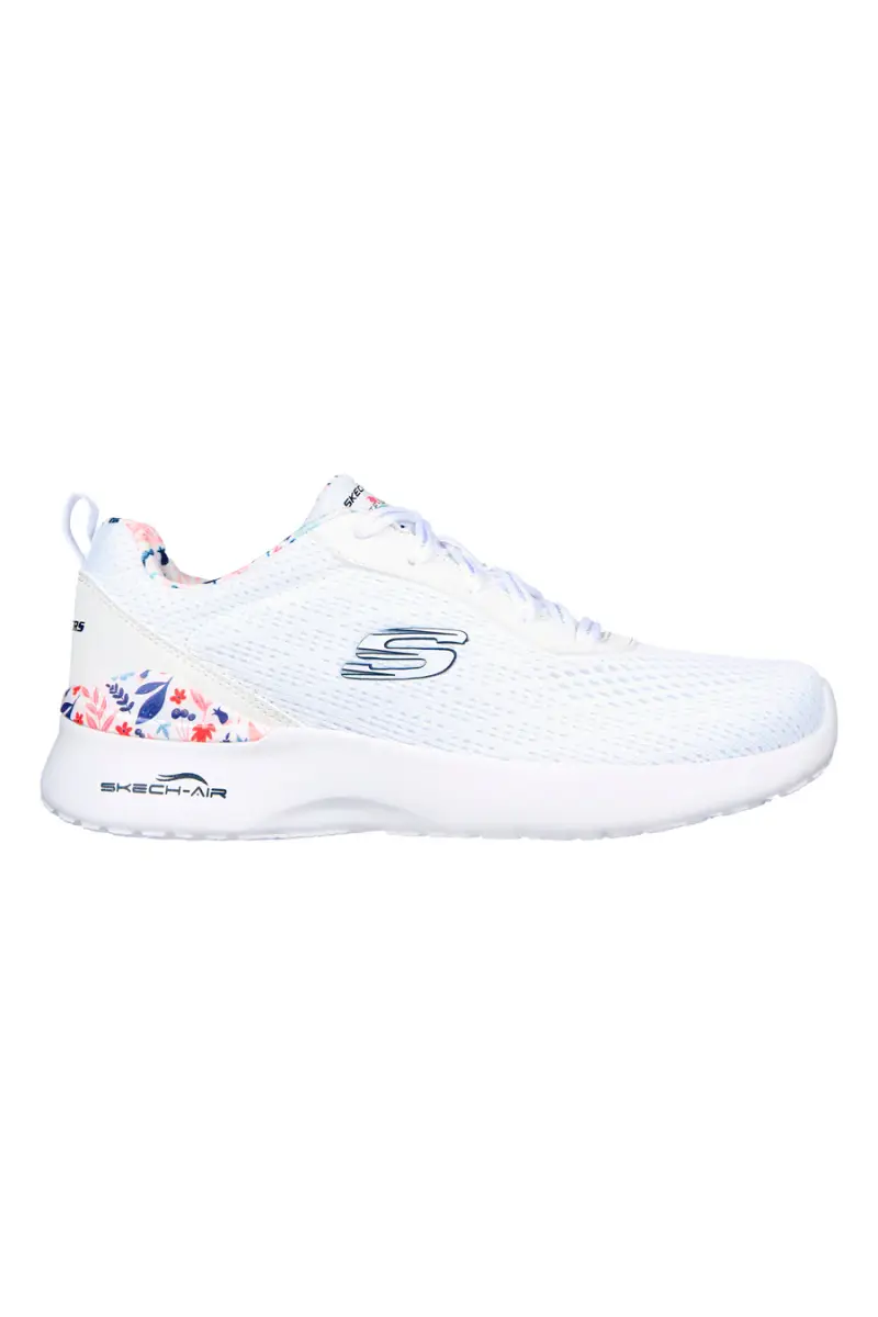 Scarpe sportive bianco con memory foam Skechers Skech-Air Dynamight Laid Out [WMLT]