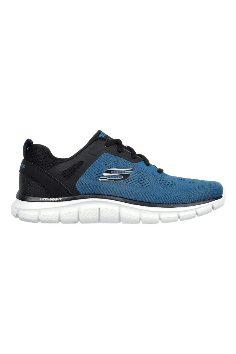Scarpe sportive blu con memory foam Skechers Track Broader [BLU