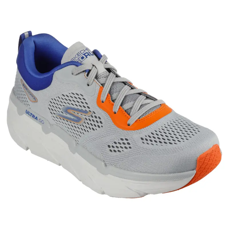 Scarpe sportive/da corsa Uomo MAX CUSHIONING PREMIER PERSPECTIVE Grigio / Blu | Skechers