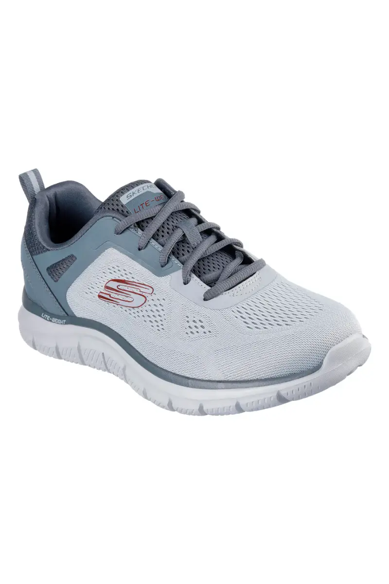 Scarpe sportive grigio con memory foam Skechers Track Broader [GRIGIO miniatura 2