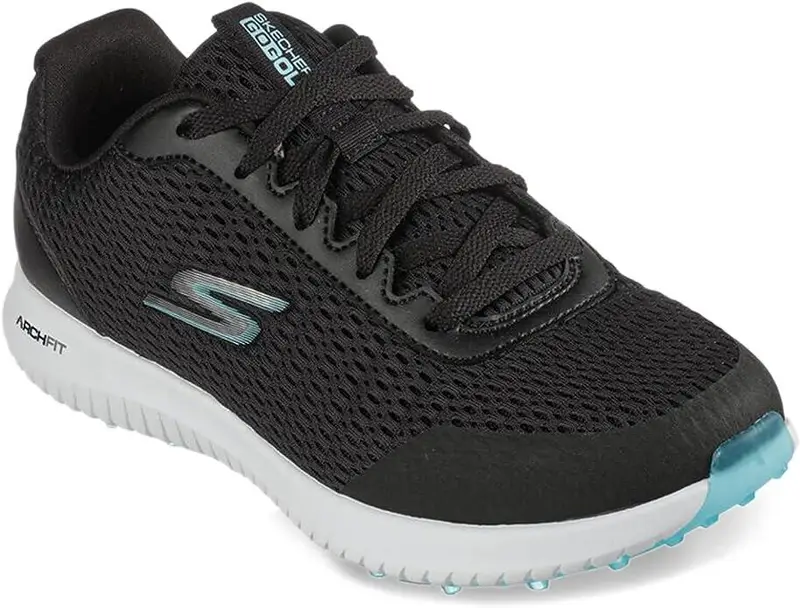 Scarpe sportive Skechers Fairway 3 da donna (nero/turchese) | Skechers