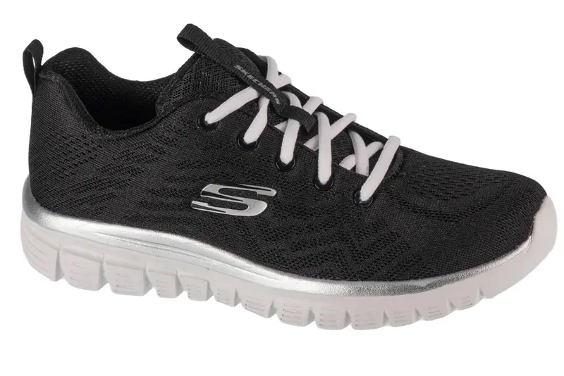 Scarpe Sportive Skechers Graceful - Get Conne Bkw Donna | Skechers Nero