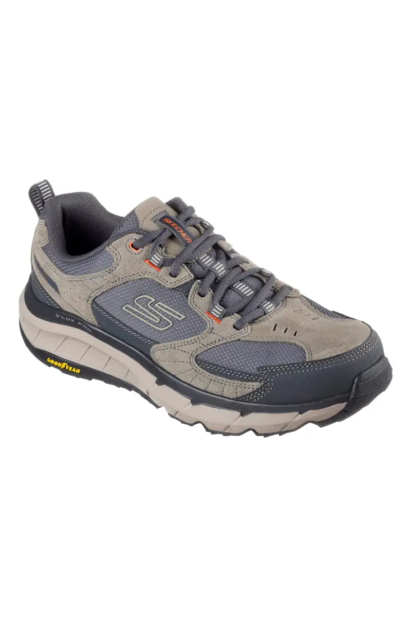 Scarpe sportive taupe antiscivolo Skechers D Lux Pro con Memory Foam [TAUPE miniatura 2