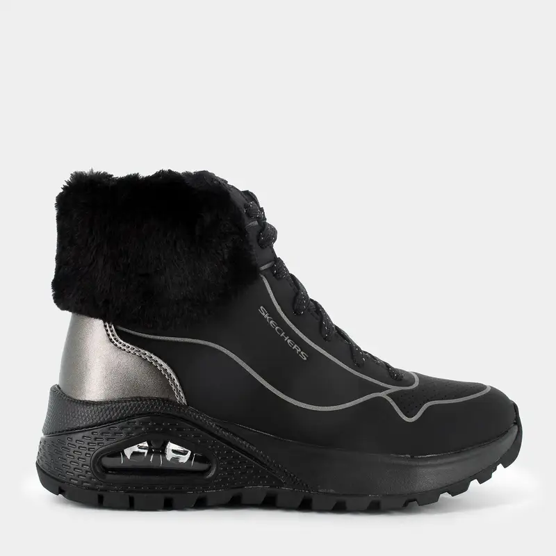 Skechers Scarponcini Donna Nero 2504171