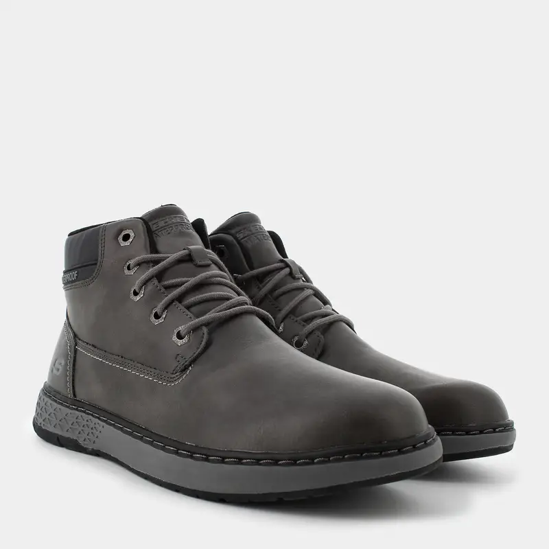 Scarponcini Skechers da Uomo, grigio miniatura 2