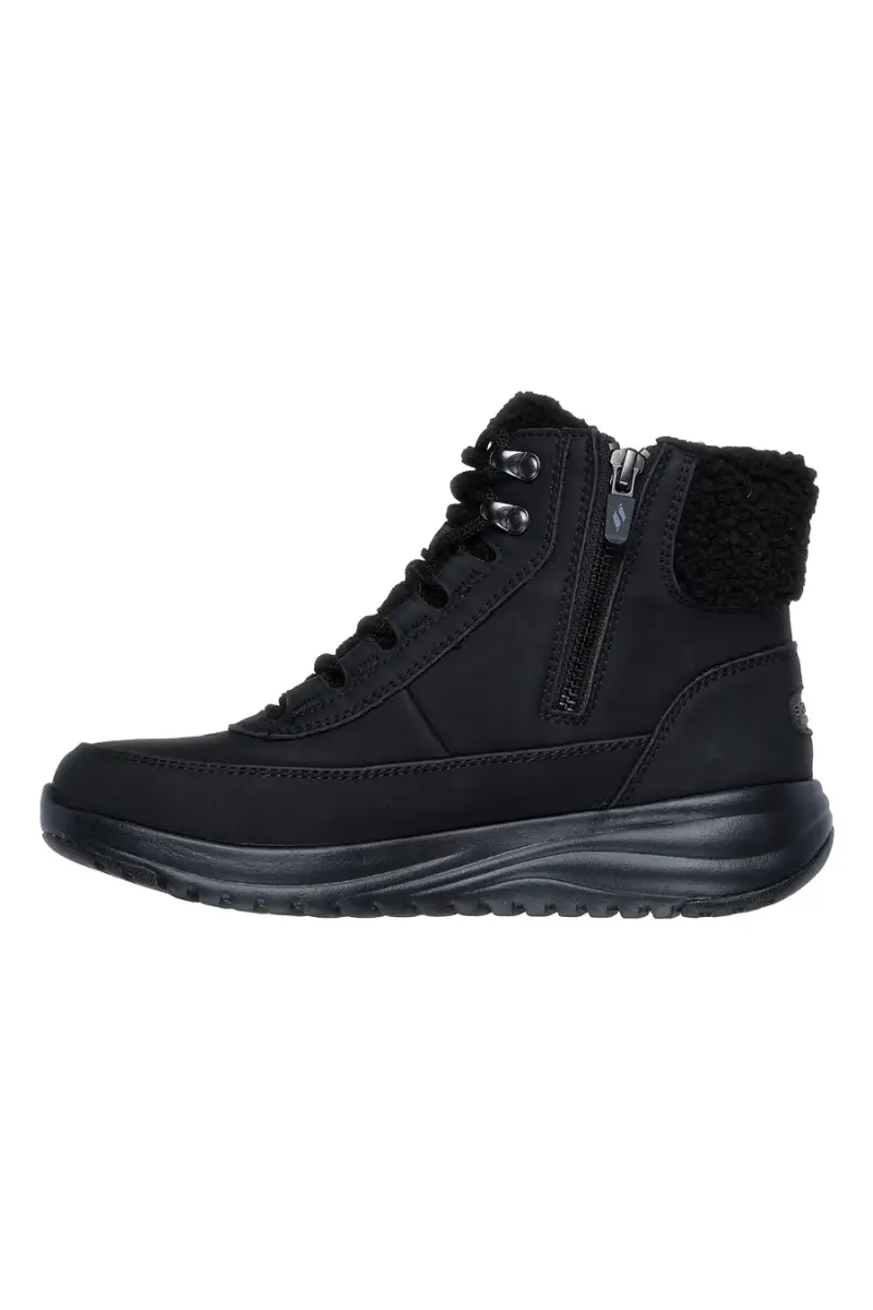 Scarponcino waterproof nero con pelo Skechers On-the-GO Stellar - Alpine Adventure [NERO] miniatura 2