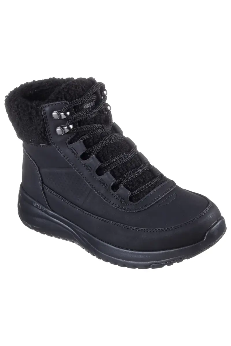 Scarponcino waterproof nero con pelo Skechers On-the-GO Stellar - Alpine Adventure [NERO] miniatura 5