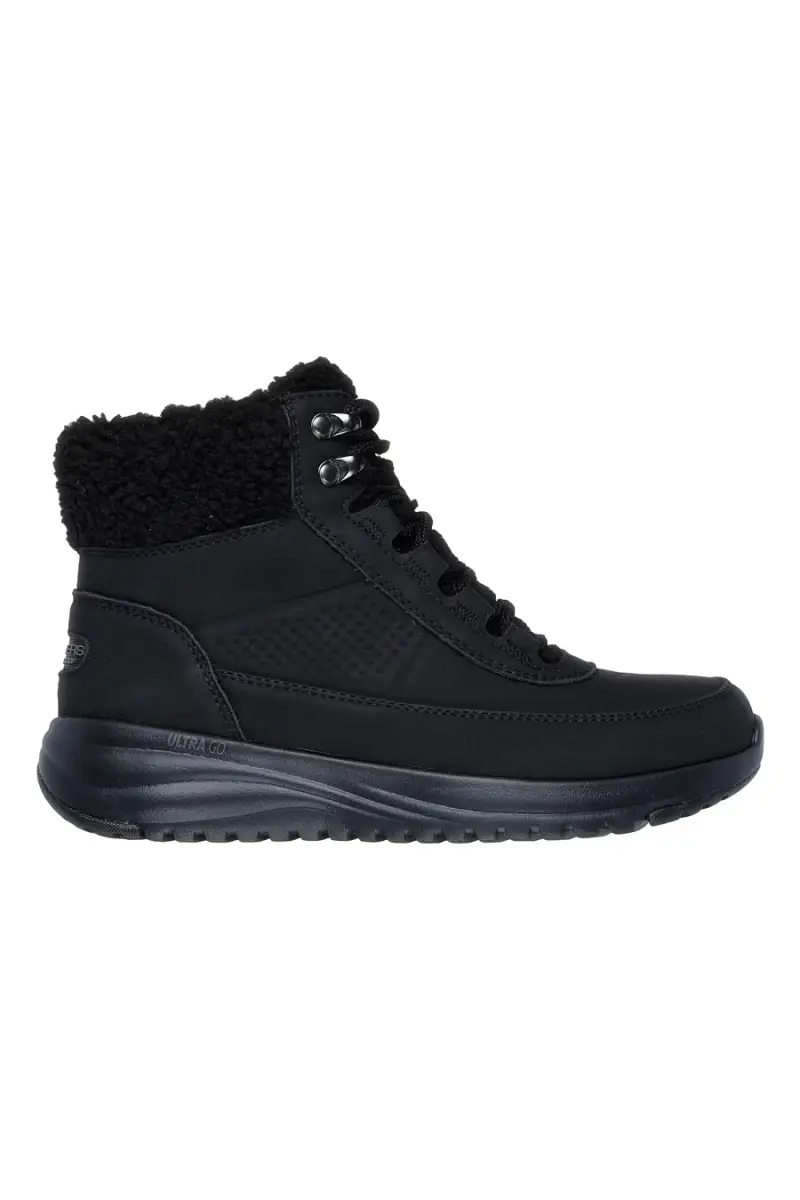 Scarponcino waterproof nero con pelo Skechers On-the-GO Stellar - Alpine Adventure [NERO]