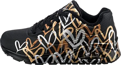 Skechers Skechers, sneakers Donna, Black Gold, 40 EU miniatura 3