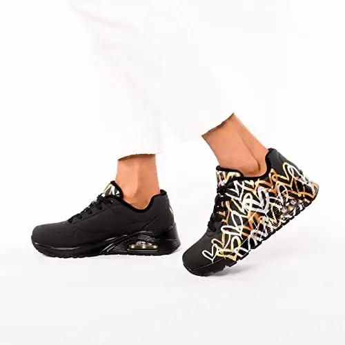 Skechers Skechers, sneakers Donna, Black Gold, 42 EU miniatura 2