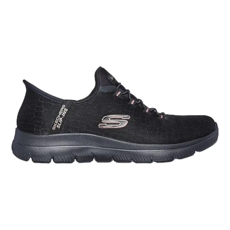 Skechers Slip Donna Nero 2913345