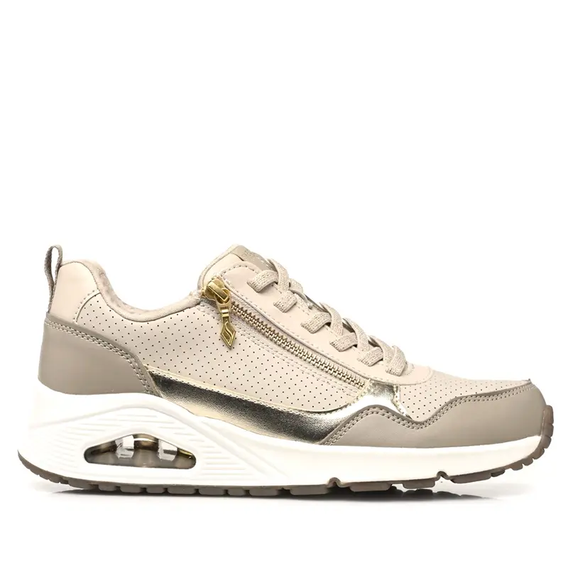Sneaker Uno Metallic 177873 Beige