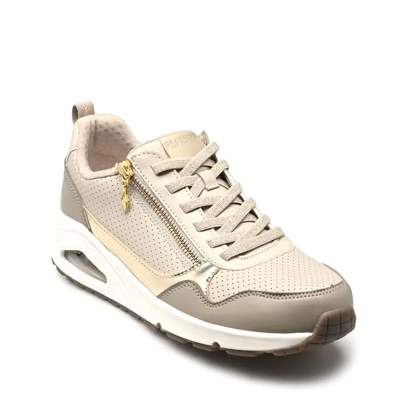 Sneaker Uno Metallic 177873 Beige miniatura 2