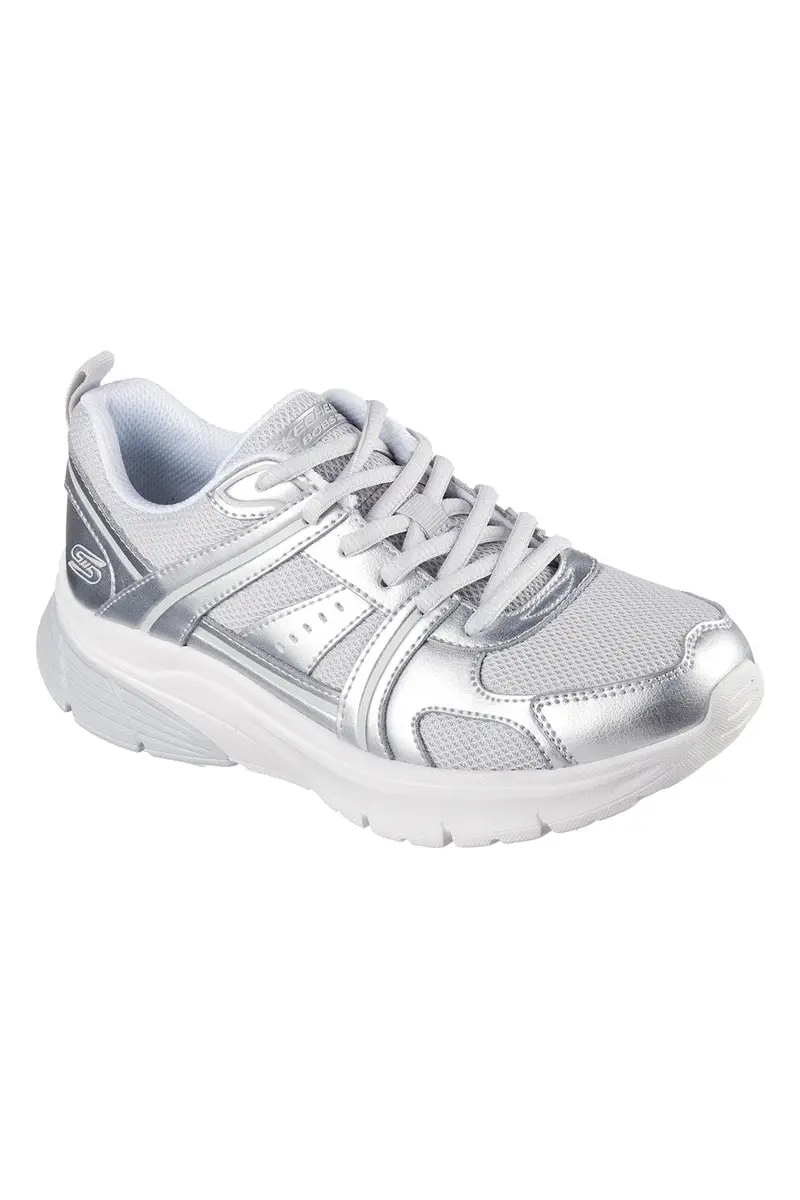 Sneakers argento con inserti in mesh Skechers Bobs Vamos [ARGENTO] miniatura 2