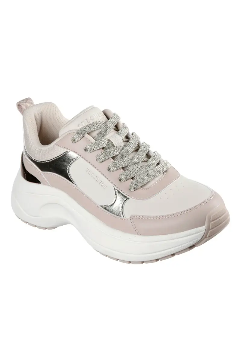 Sneakers beige con dettagli laminati Skechers HAZEL 2 STUNNING YOU [NAT] miniatura 2