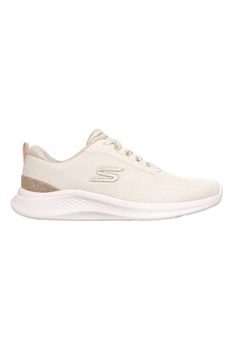 Sneakers beige con dettagli oro e Memory Foam Skechers Skech-Lite Pro 2 0 Brilliant Shimmer [OFF WHITE]