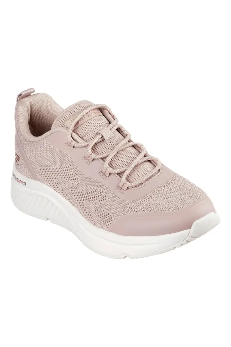 Sneakers beige con supporto plantare e Memory Foam Skechers BOBS B Sweet A Pinch [NAT] miniatura 2