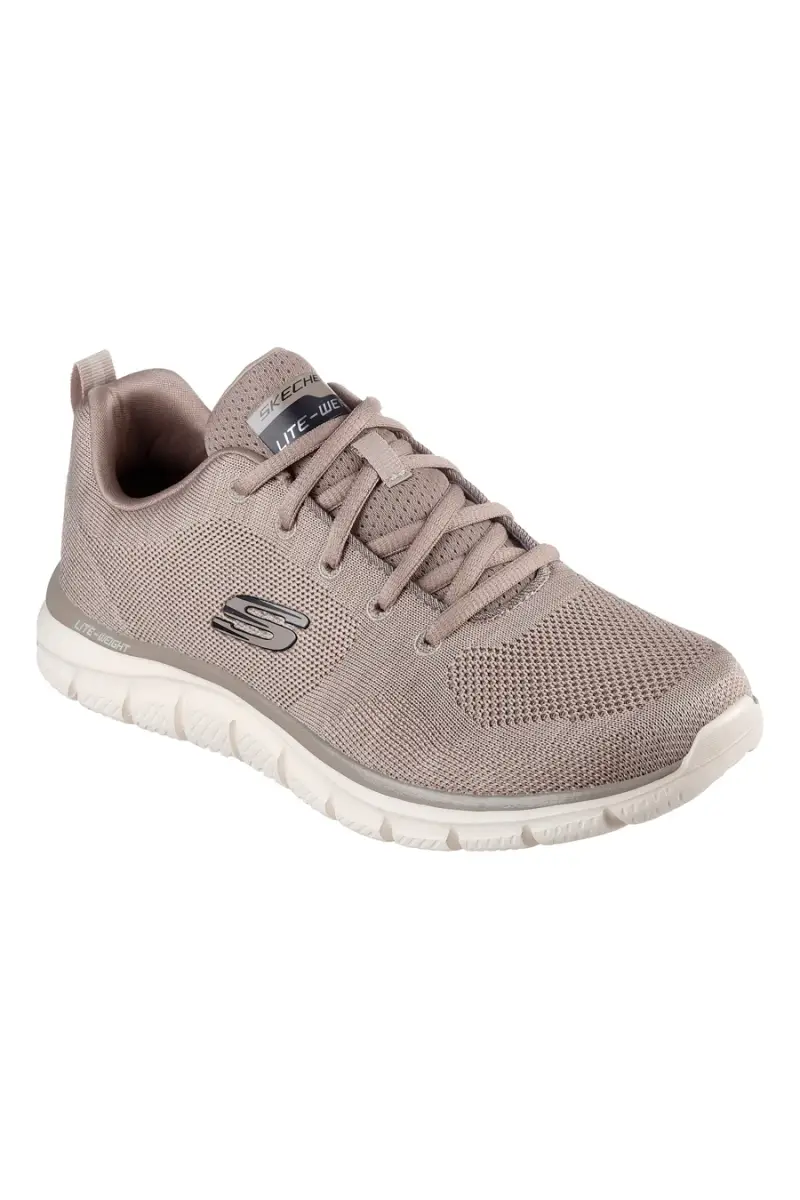 Sneakers beige in mesh traspirante con soletta Memory Foam Skechers Track Front Runner [TAUPE] miniatura 2