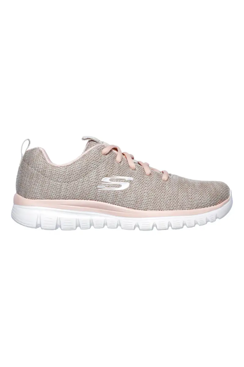 Sneakers Beige SKECHERS Graceful - Twisted Fortune [BEIGE