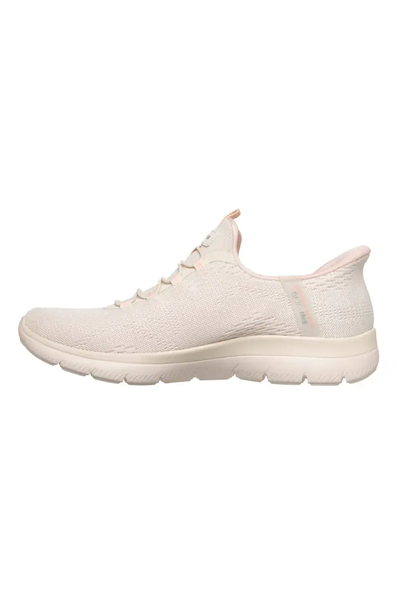 Sneakers beige slip-ins con lacci elastici Skechers Summits dream chaser [BEIGE] miniatura 3