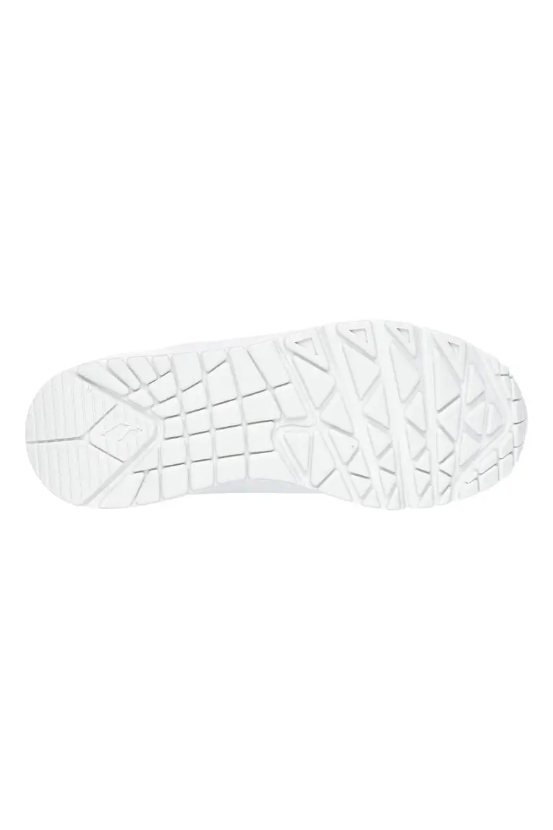 Sneakers bianche con dettagli gioiello Skechers UNO Gen1 TRENDY JEWELS ESS STREET GIRLS [BIANCO] miniatura 5