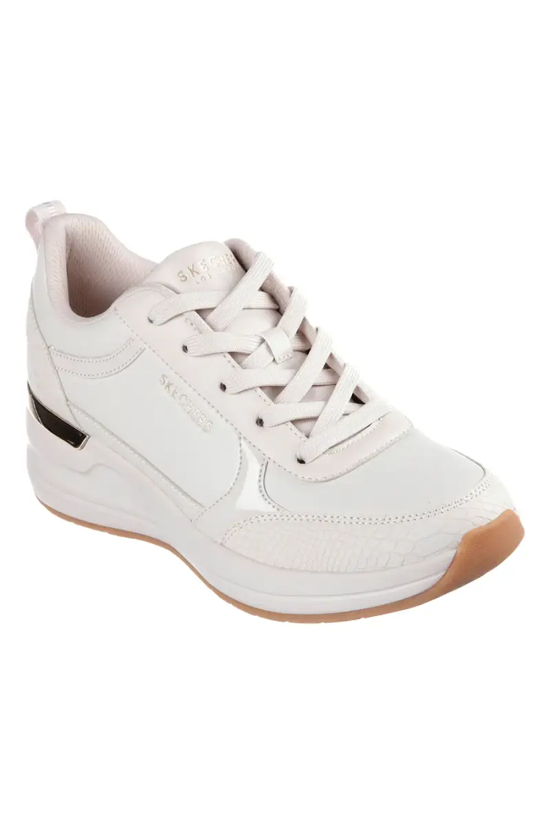 Sneakers bianche con dettagli lucidi Skechers Billion 2 Fine Shine [OFF WHITE] miniatura 2