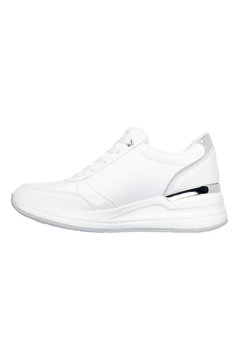 Sneakers bianche con Memory Foam Skechers Billion 2 High-End [BIANCO] miniatura 4